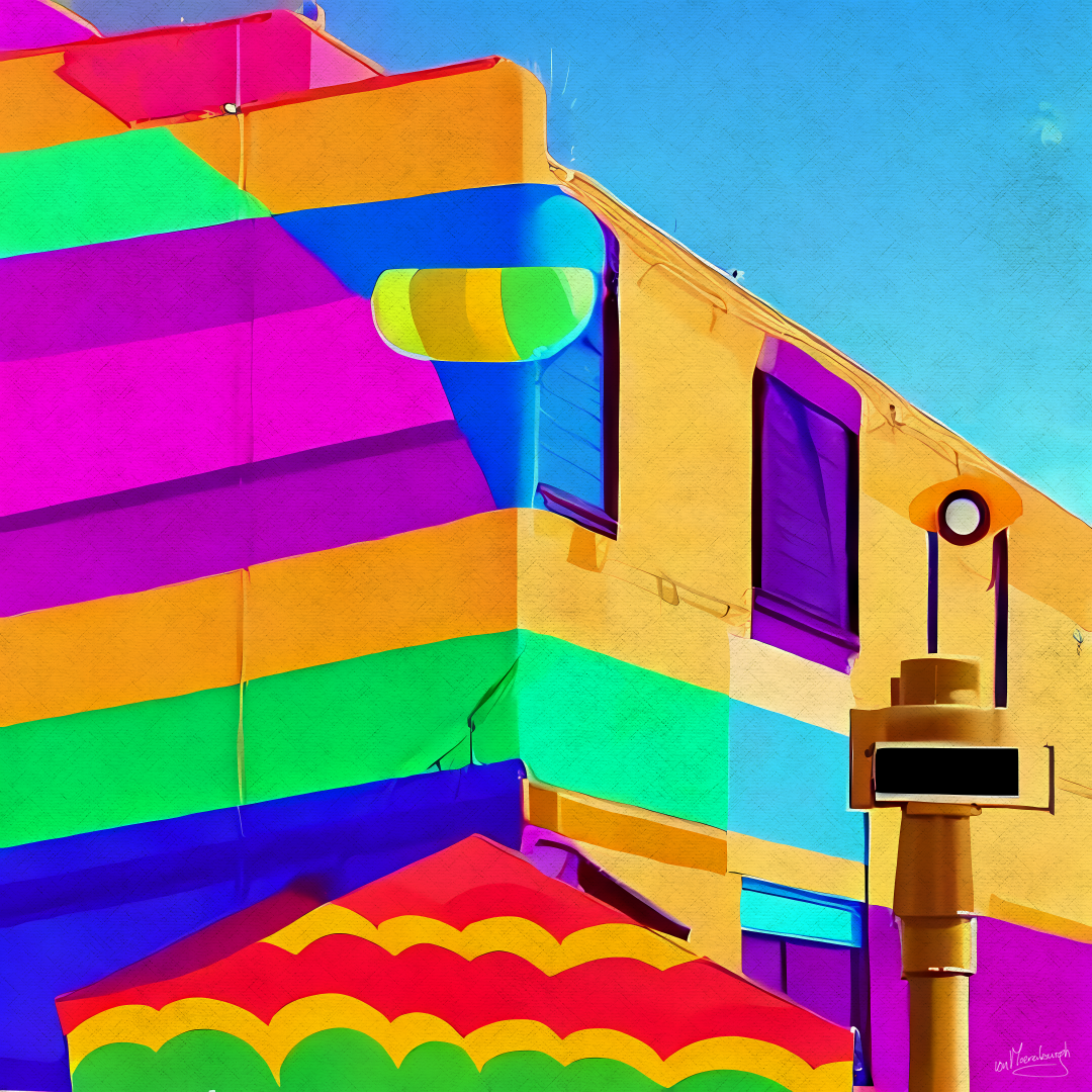 canvas painting modern art vonMoerenburgh I CC YOU